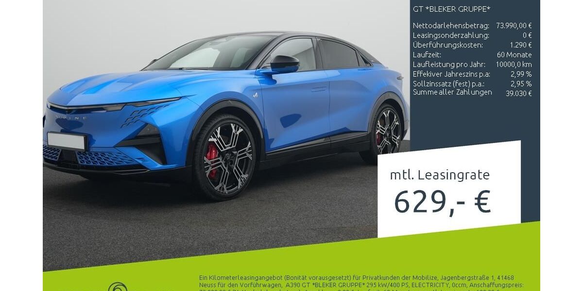 Alpine A390 7.000 km 73.990 &euro; Münster - Amelsbüren 48163