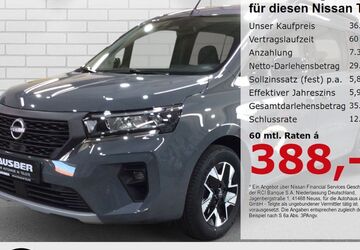 Nissan Townstar 1.566 km 36.865 &euro; Telgte 48291
