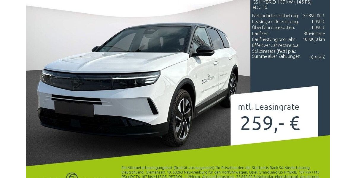 Opel Grandland (X) 7.032 km 35.890 &euro; Dülmen 48249