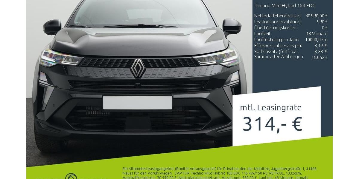 Renault Captur 2.882 km 25.680 &euro; Münster - Amelsbüren 48163