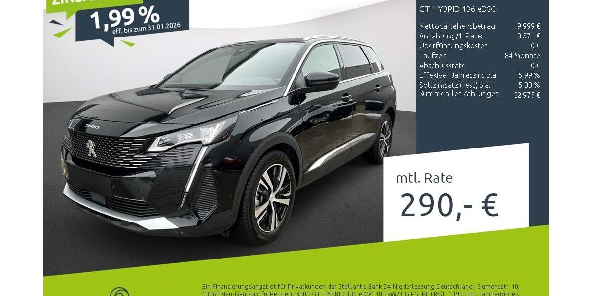 Peugeot 5008 20.014 km 28.545 &euro; Münster - Amelsbüren 48163