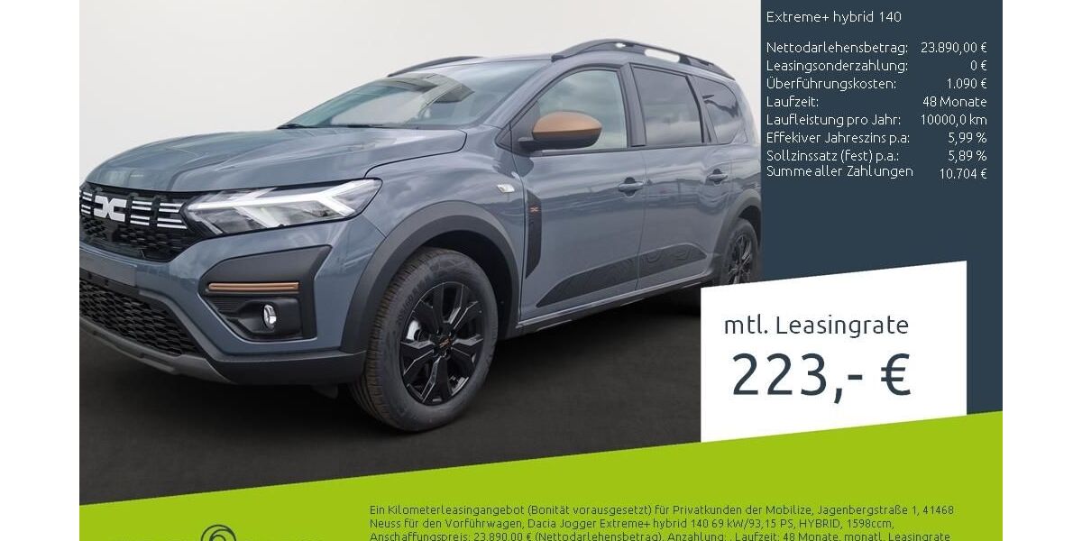 Dacia Jogger 1.500 km 23.870 &euro; Münster - Amelsbüren 48163