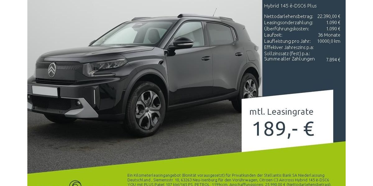 Citroen C3 Aircross 2.050 km 22.890 &euro; Münster - Amelsbüren 48163