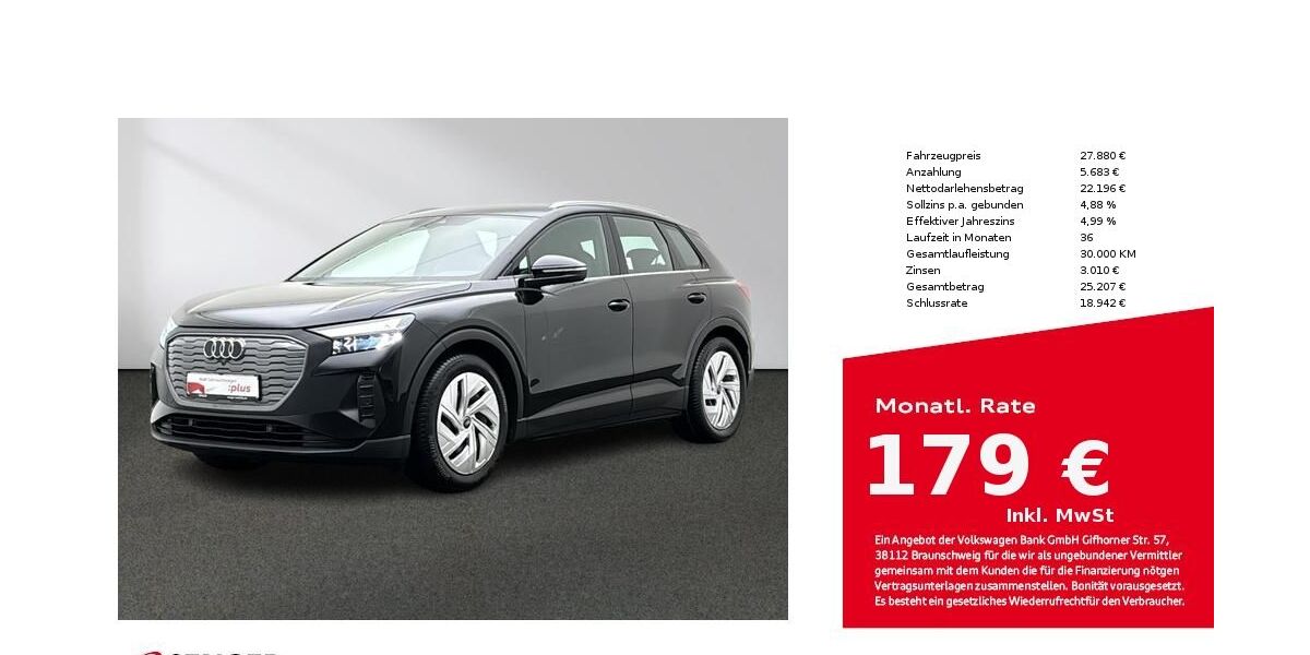 Audi Q4 e-tron 31.294 km 27.880 &euro; Münster 48153