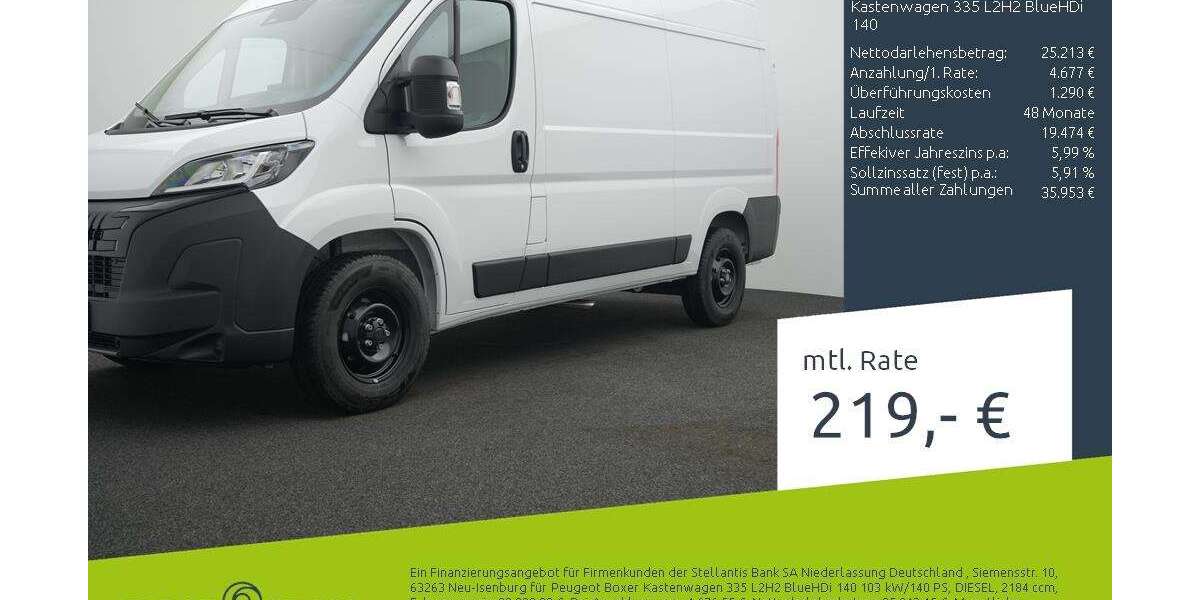 Peugeot Boxer 1.500 km 29.470 &euro; Münster 48163