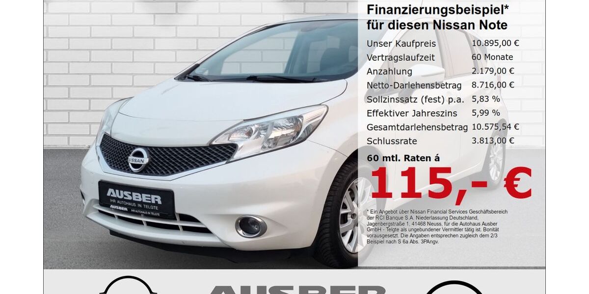 Nissan Note 22.179 km 10.895 &euro; Telgte 48291