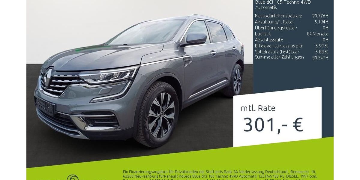 Renault Koleos 41.608 km 25.989 &euro; Münster - Amelsbüren 48163
