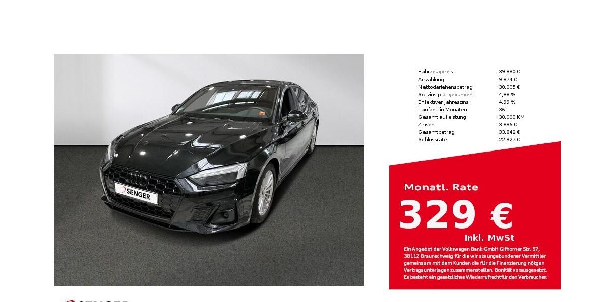 Audi A5 65.860 km 39.880 &euro; Münster 48153