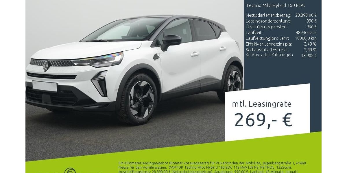 Renault Captur 2.904 km 25.460 &euro; Münster - Amelsbüren 48163