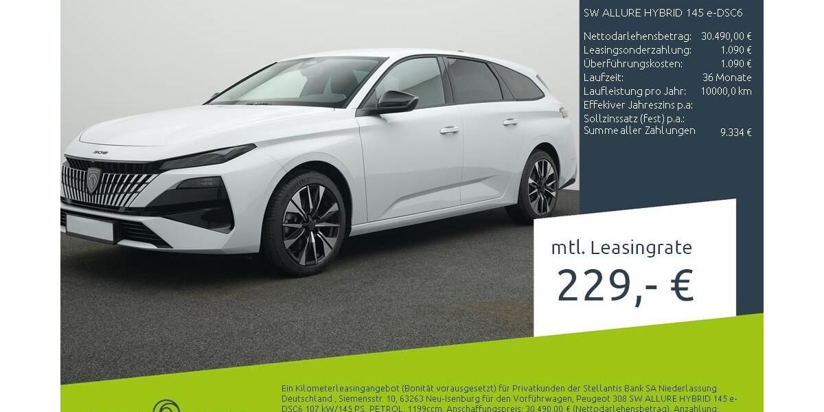 Peugeot 308 3.200 km 30.590 &euro; Münster - Amelsbüren 48163