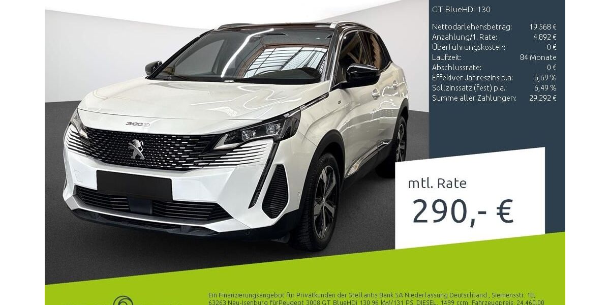 Peugeot 3008 49.851 km 24.980 &euro; Dülmen 48249