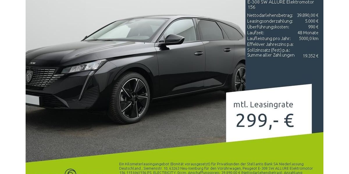 Peugeot 308 5.562 km 36.540 &euro; Dülmen 48249