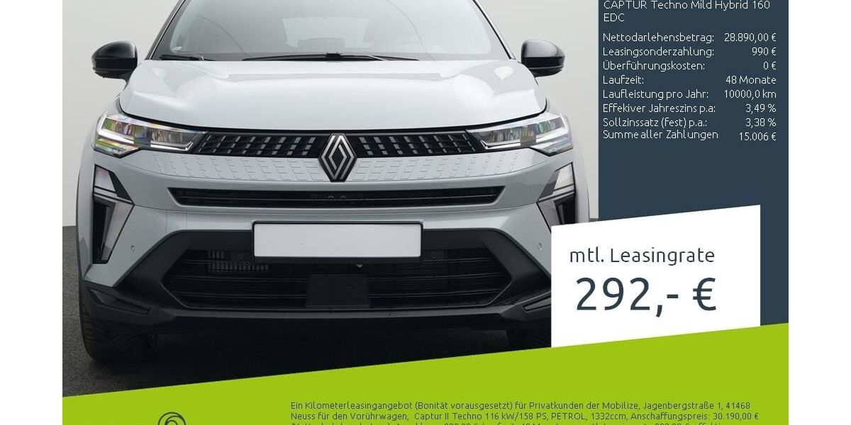 Renault Captur 3.667 km 28.490 &euro; Münster - Amelsbüren 48163