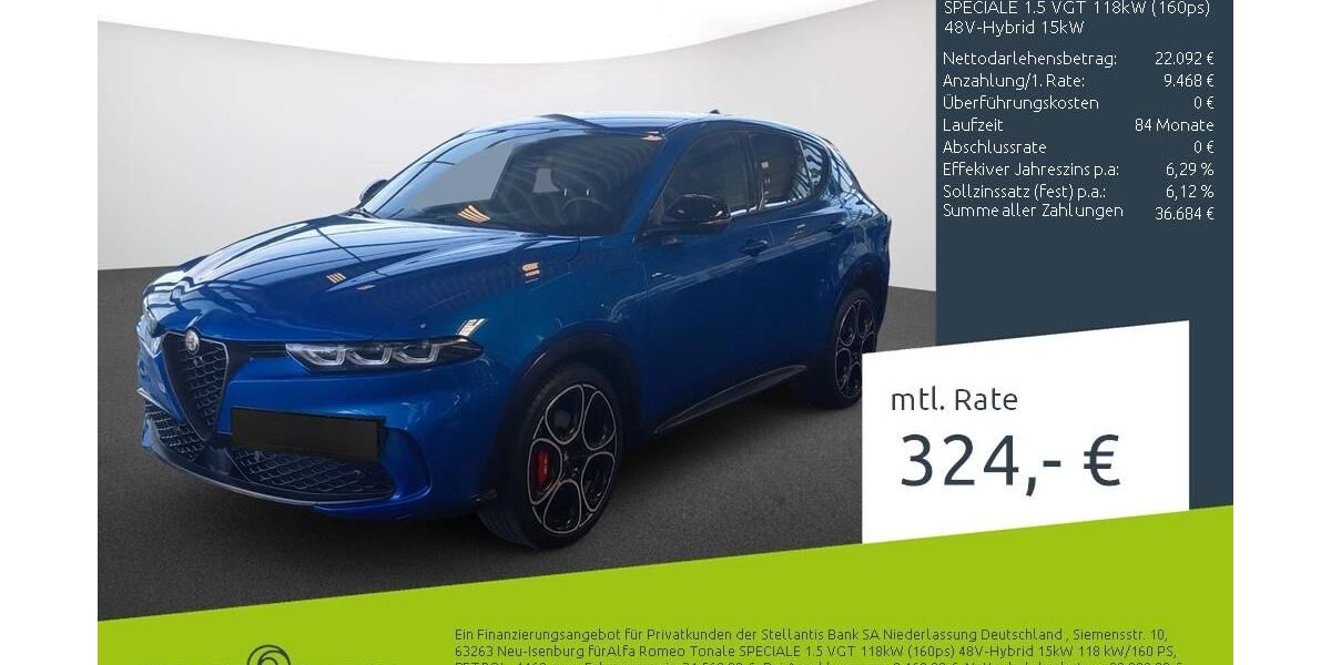 Alfa Romeo Tonale 16.518 km 31.560 &euro; Münster - Amelsbüren 48163