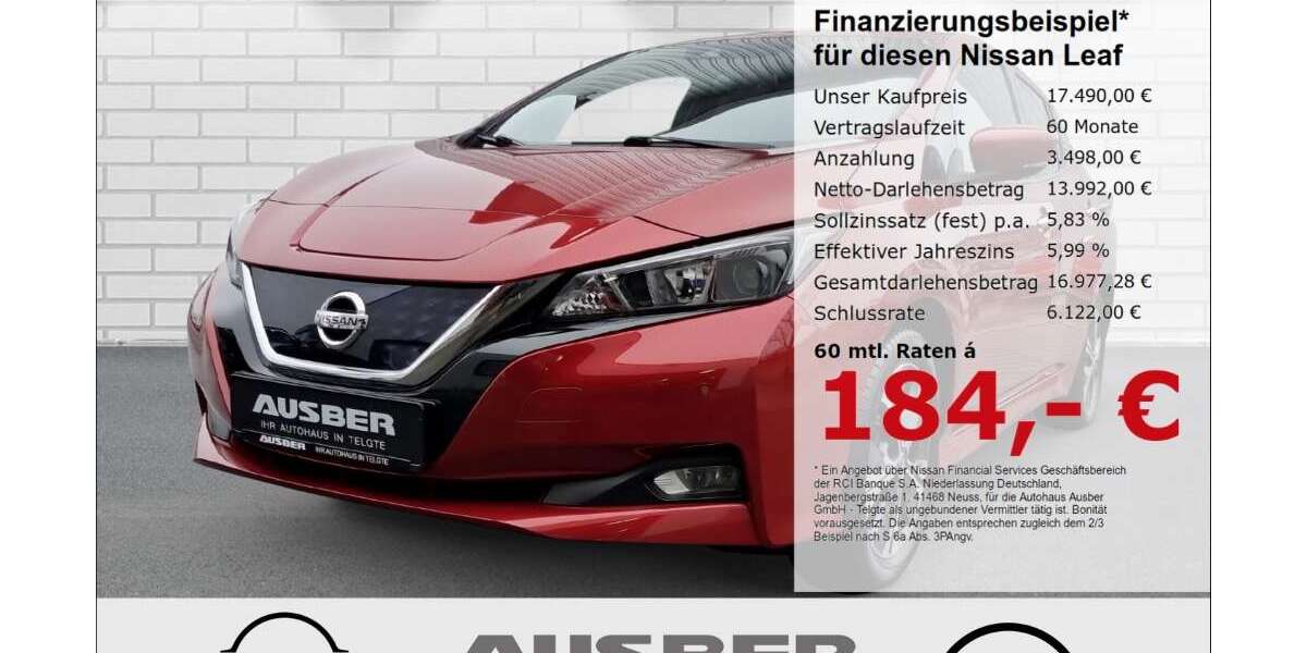 Nissan Leaf 58.249 km 17.490 &euro; Telgte 48291